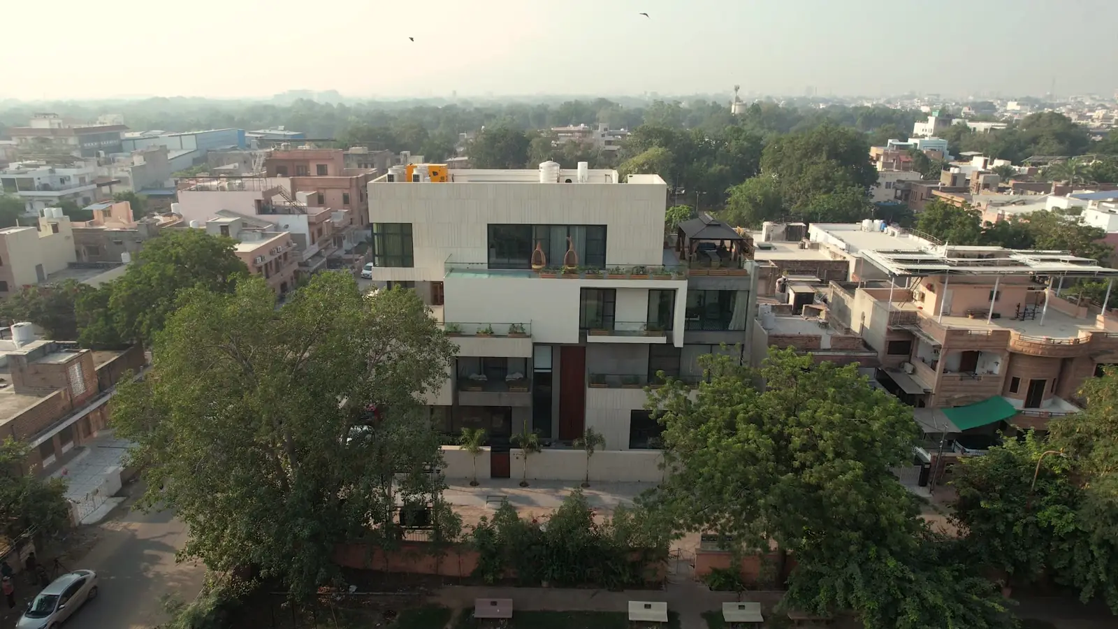 Box In Box, Jodhpur – aerial view