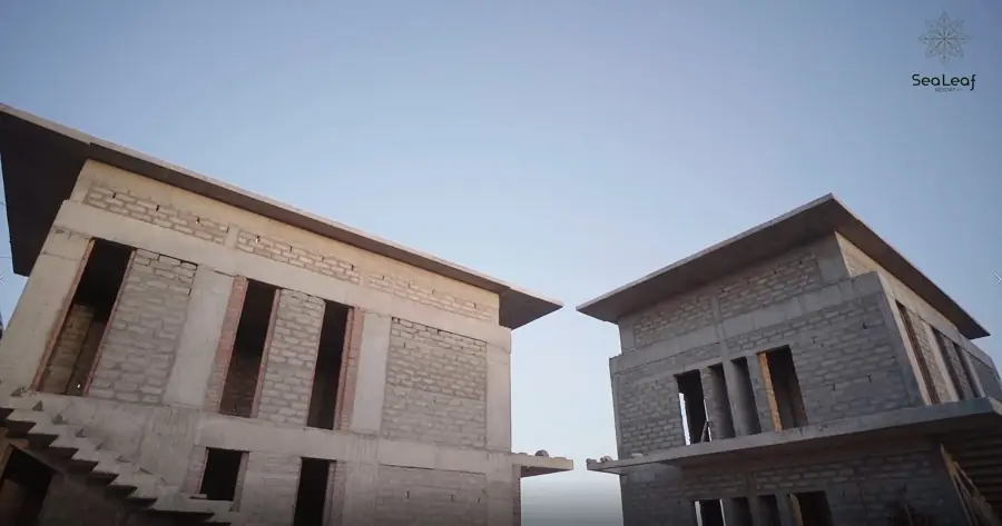 Sea Leaf Resort villas under construction